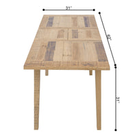 Thumbnail for Ashford 2 Pieces Reclaimed Wood Extentsion Dining Table and Sideboard in Brown Dining Table AndMakers 