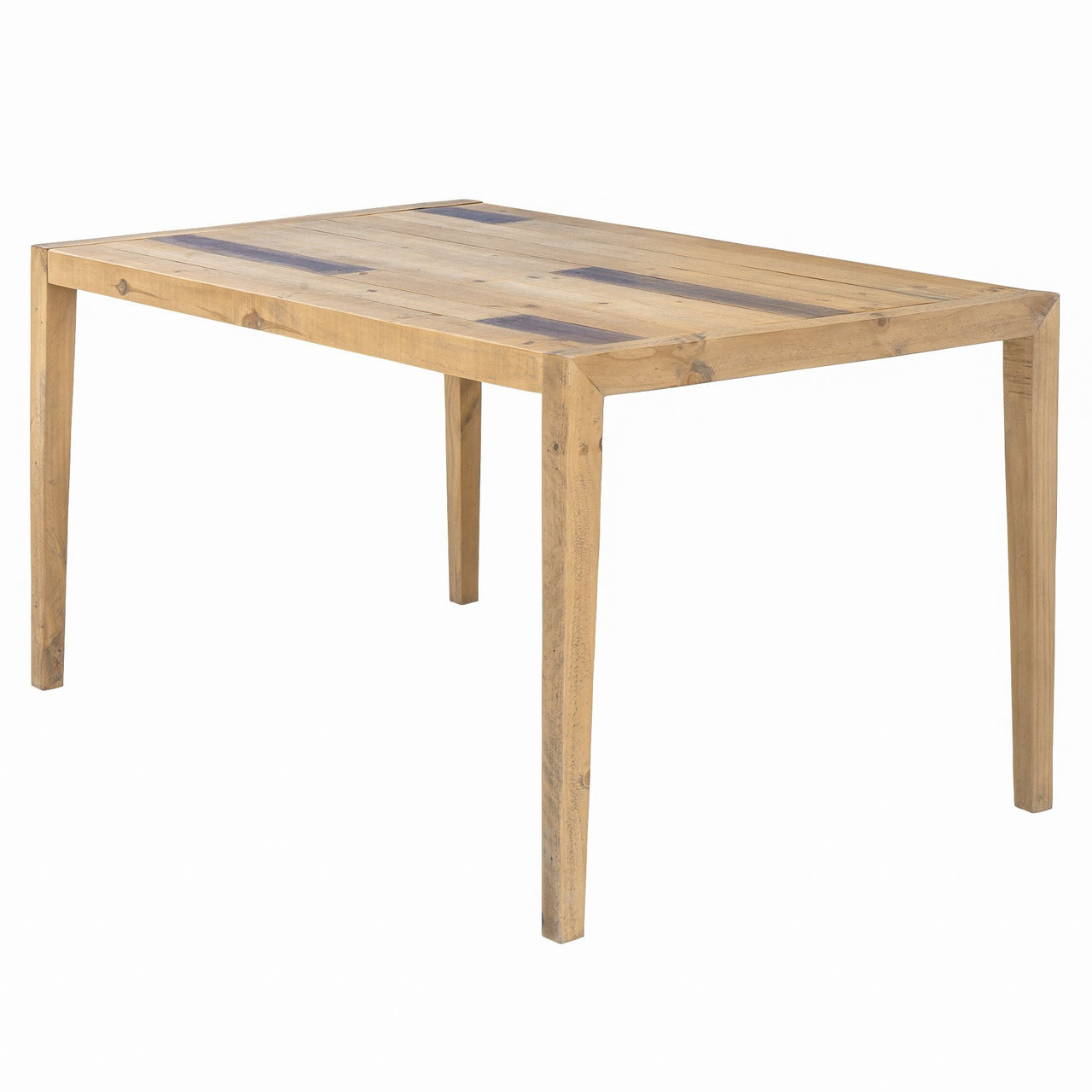 Ashford 59" Reclaimed Wood Rectangular Dining Table Dining Table AndMakers Brown 