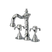 Thumbnail for Latoscana Ornellaia Mini-Widespread With Cross Handles In A Chrome finish touch on bathroom sink faucets Latoscana 