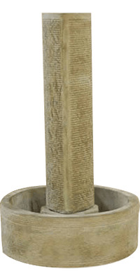Thumbnail for Tempo Outdoor Cast Stone Garden Fountain No Ball Fountain Tuscan 