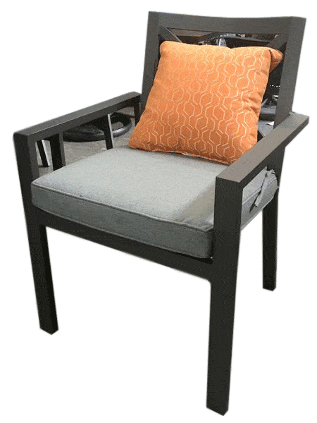 Titan Dining Chair with Cushion Outdoor Furniture Tuscan 
