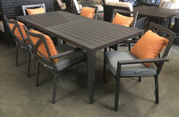 Thumbnail for Titan Dining Set Of 7 Outdoor Furniture Tuscan 