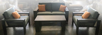 Thumbnail for Titan Outdoor Deep Seating Set Of 4 Outdoor Furniture Tuscan 