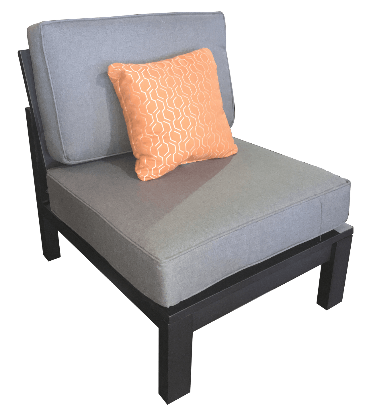Titan Single Armless with Cushion Outdoor Furniture Tuscan 