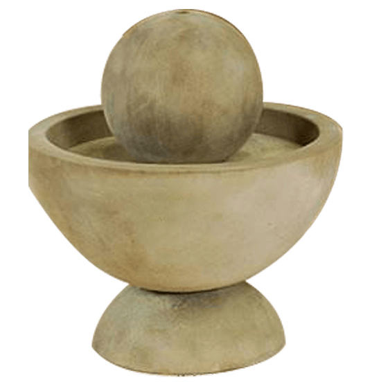 Tondo Outdoor Cast Stone Garden Fountain Small Fountain Tuscan 