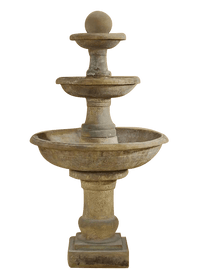 Thumbnail for Tosca Three Tier Outdoor Cast Stone Garden Fountain Fountain Tuscan 