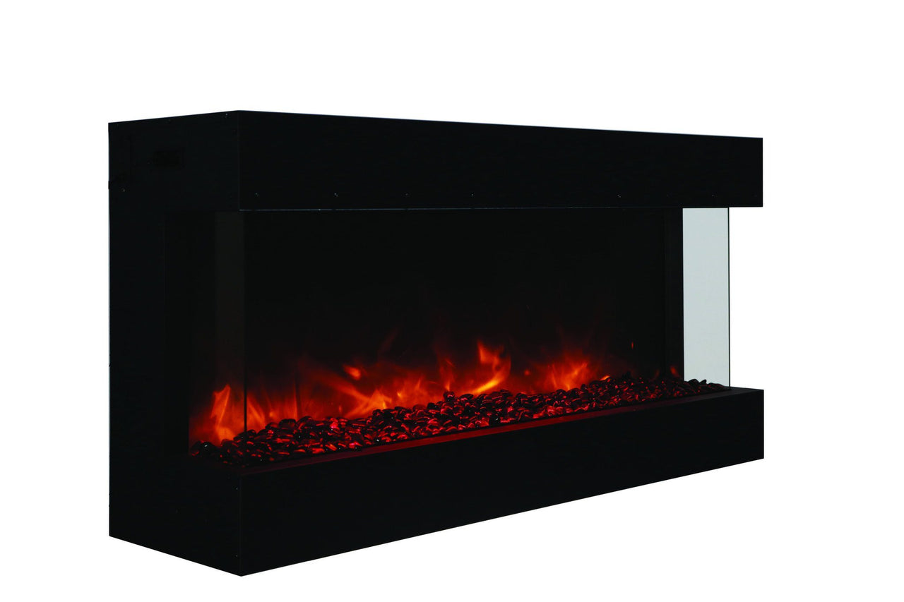 Amantii 50" unit True View- 14 1/4" in depth 3 sided glass fireplace Electric Fireplace Amantii 