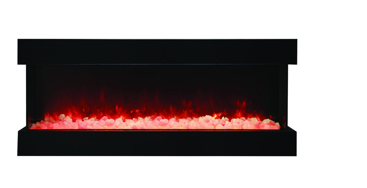 Amantii 60" unit - 14 1/4" in depth 3 sided glass fireplace Electric Fireplace Amantii 