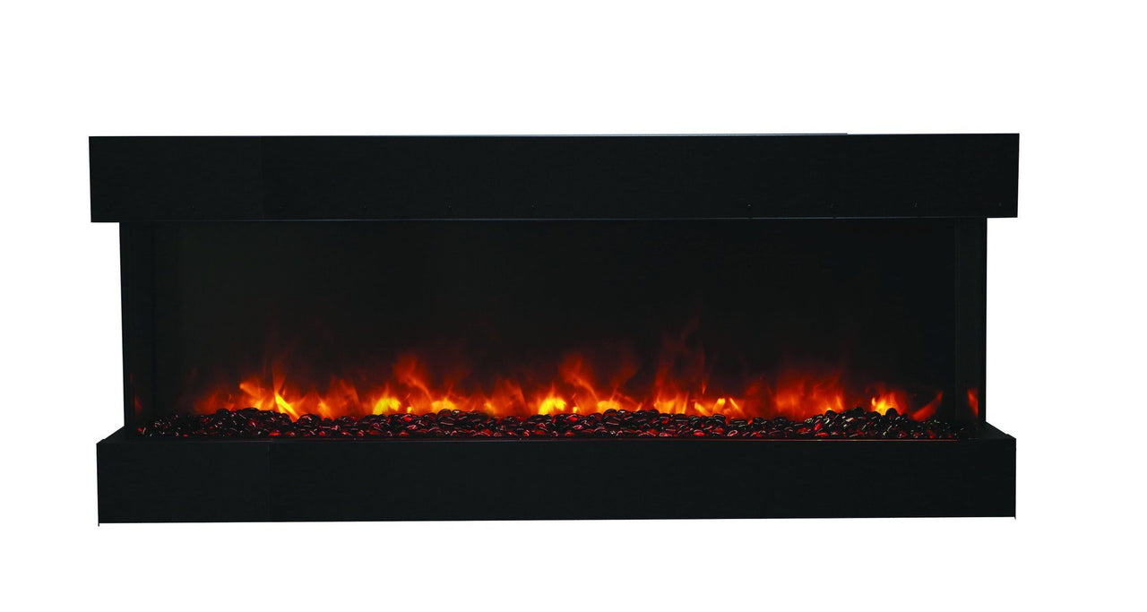 Amantii 60" unit - 14 1/4" in depth 3 sided glass fireplace Electric Fireplace Amantii 