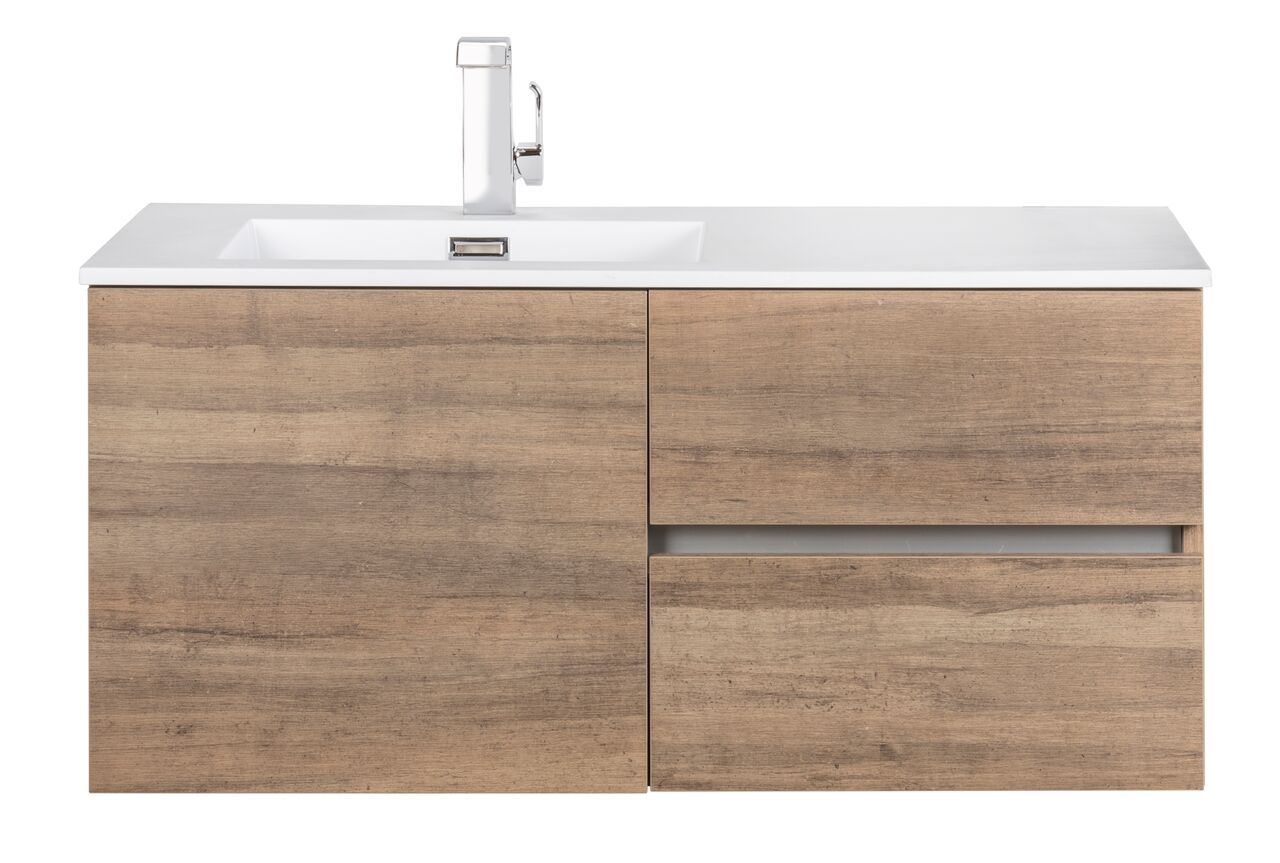 Beachwood Collection 42" Wall Mount Modern Bathroom Vanity - Shanshu By Cutler Cutler Kitchen & Bath Vanity 