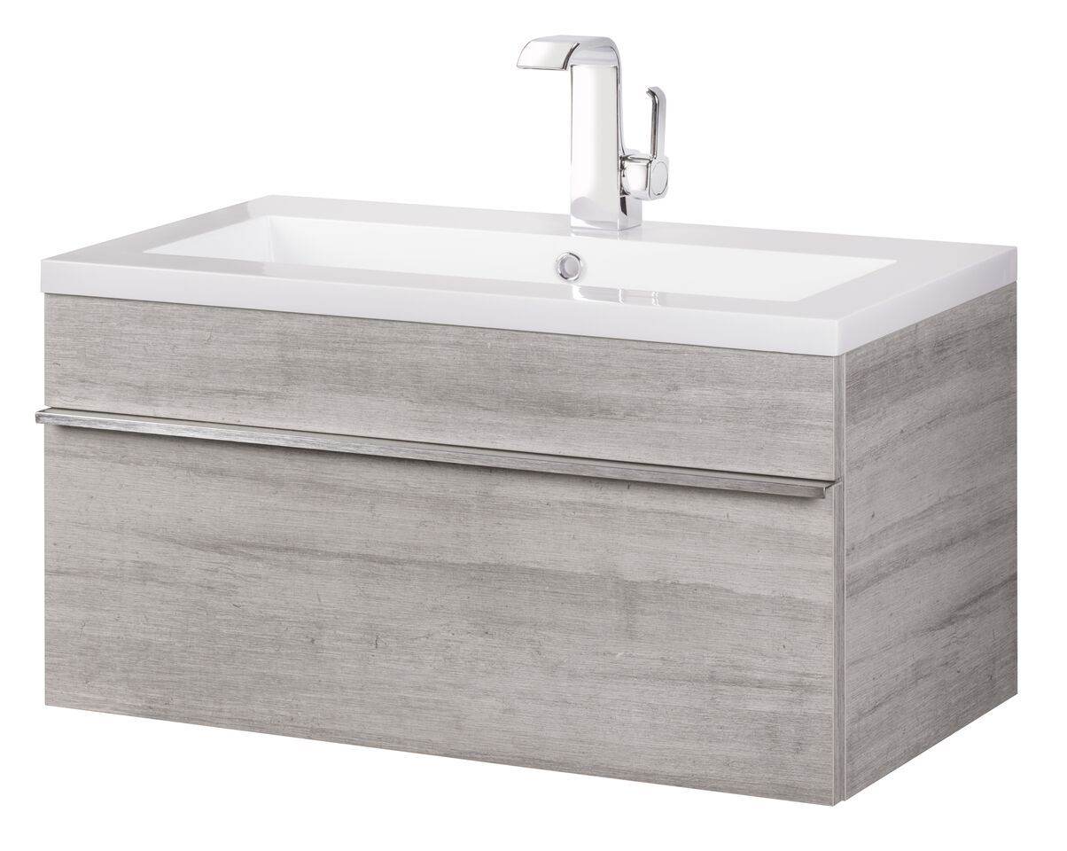Trough Collection 42" Wall Mount Modern Bathroom Vanity - Soho By Cutler Tuscan Basins 