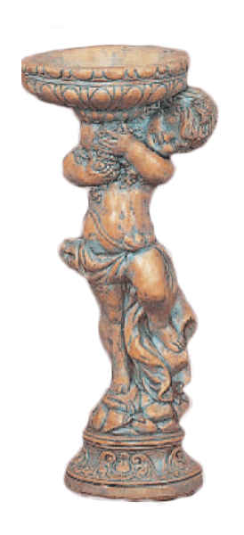 Umbrian Girl and Boy Cast Stone Outdoor Asian Collection Statues Tuscan 