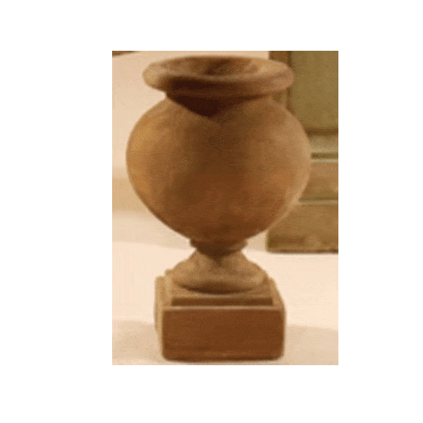 Etrurta Urn Short Cast Stone Outdoor Garden fountain Tuscan 