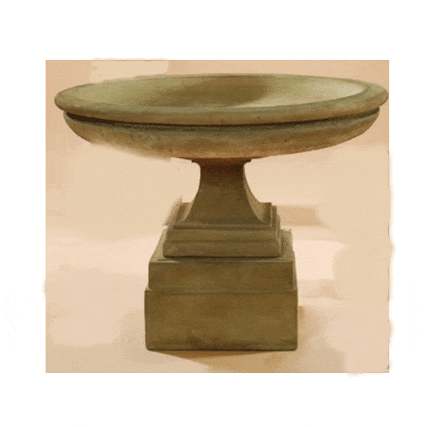 Hampton Planter Short Cast Stone Outdoor Garden Planter Tuscan Basins 