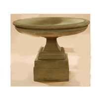 Thumbnail for Hampton Planter Short Cast Stone Outdoor Garden Planter Tuscan Basins 