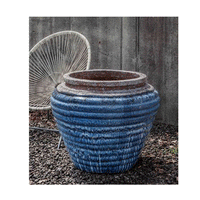 Thumbnail for Campania International Glazed Terra cotta Boca Jar Urn/Planter Campania International 