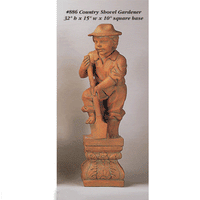 Thumbnail for Country Shovel Gardener Asian Collection Statues Tuscan 
