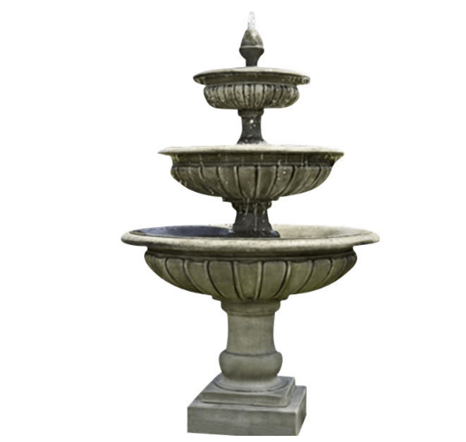 Three Tier Longvue Outdoor Garden Fountains Fountain Campania International 