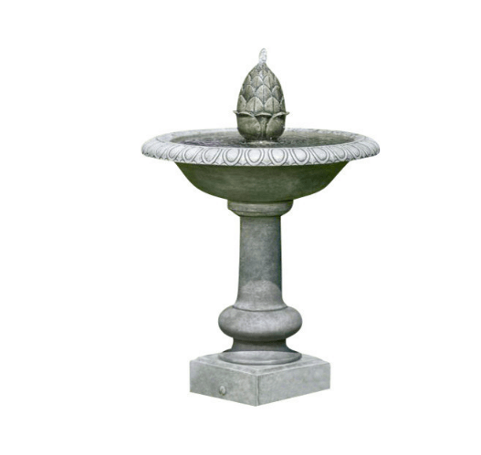 Williamsburg Pineapple Ftn (5pc) Outdoor Garden Fountains Fountain Campania International 