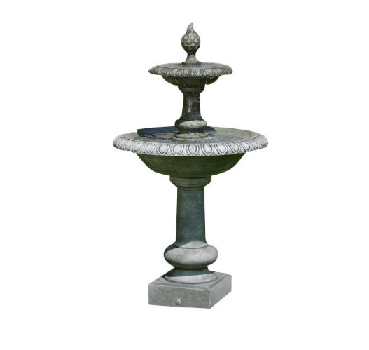 Williamsburg Pineapple 2 Tier Ftn Outdoor Garden Fountains Fountain Campania International 