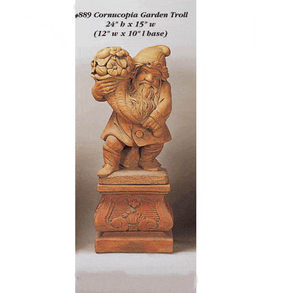 Cornucopia Garden Troll Asian Collection Statues Tuscan 
