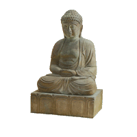 Thumbnail for Buddha on Lotus Based Large Cast Stone Outdoor Asian Collection Asian Collection Tuscan 