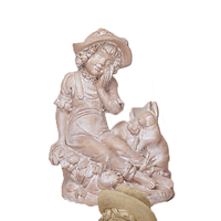 Thumbnail for Rabbit Farm Girl Asian Collection Statues Tuscan 