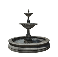 Thumbnail for Charleston Outdoor Tiered Garden Fountain in Basin Fountain Campania International 