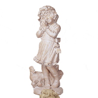 Thumbnail for Chicken Farm Girl Asian Collection Statues Tuscan 