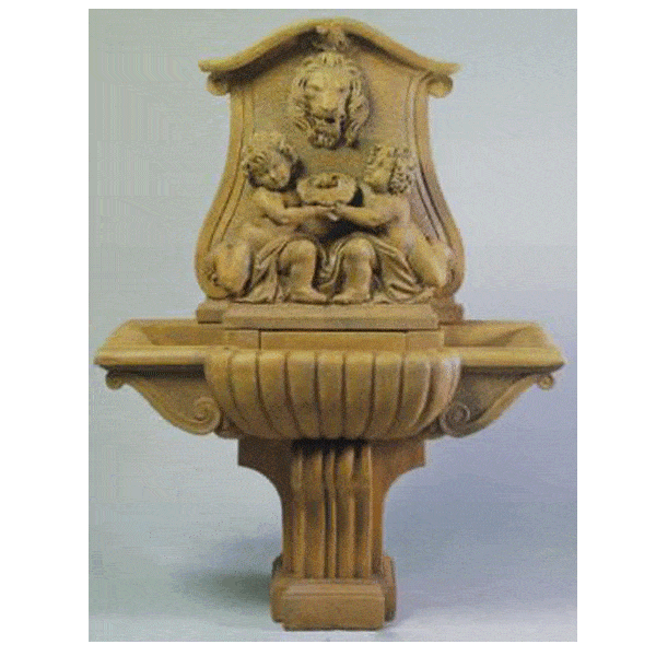 Donatello Lavabo Cast Stone Outdoor Garden Fountains With Spout Fountain Tuscan 