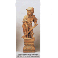 Thumbnail for Country Sycle Gardener Asian Collection Statues Tuscan 