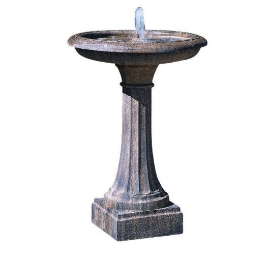 Longmeadow Outdoor Birdbath Water Fountain Fountain Campania International 