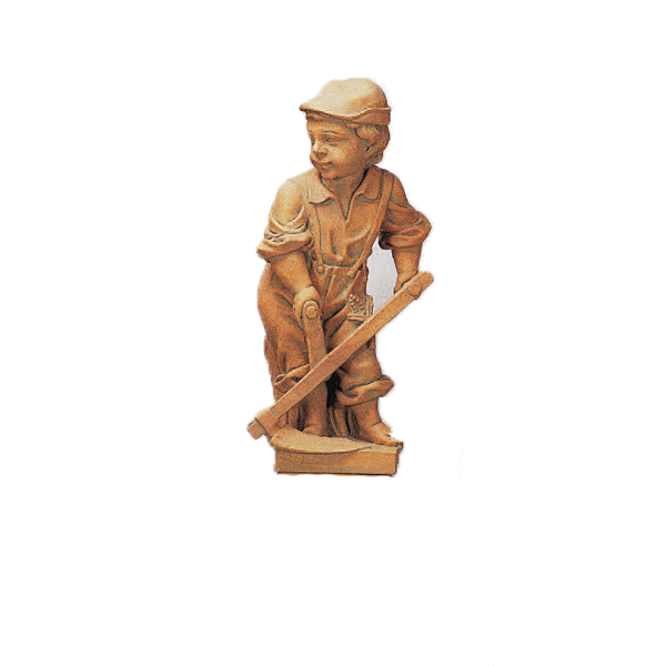 Country Sycle Gardener Asian Collection Statues Tuscan 