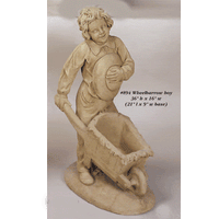 Thumbnail for Wheel harrow Boy Asian Collection Statues Tuscan 