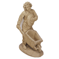 Thumbnail for Wheel harrow Boy Asian Collection Statues Tuscan 