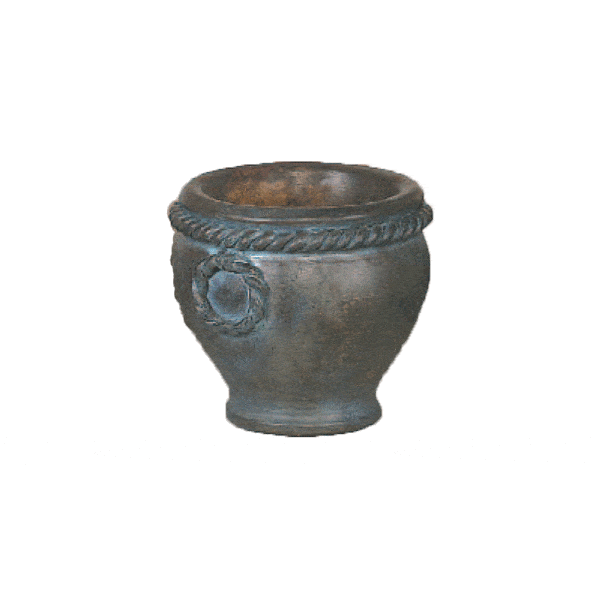 Tuscany Pot Cast Stone Outdoor Garden Planter Planter Tuscan Natural (N) Small 
