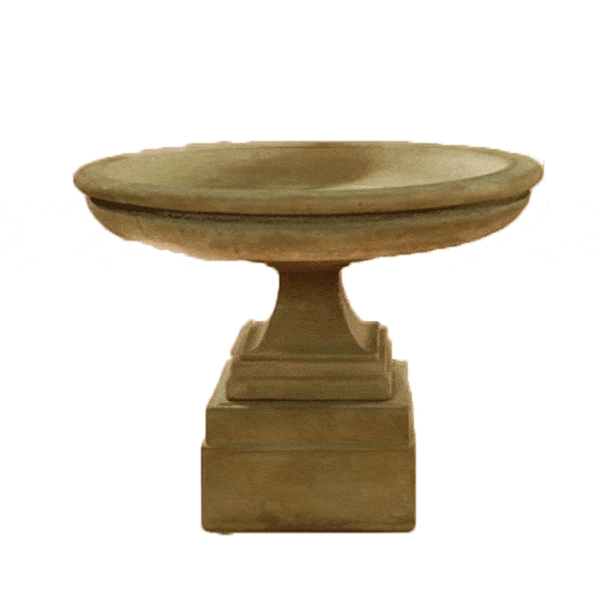 Hampton Planter Short Cast Stone Outdoor Garden Planter Tuscan Basins 