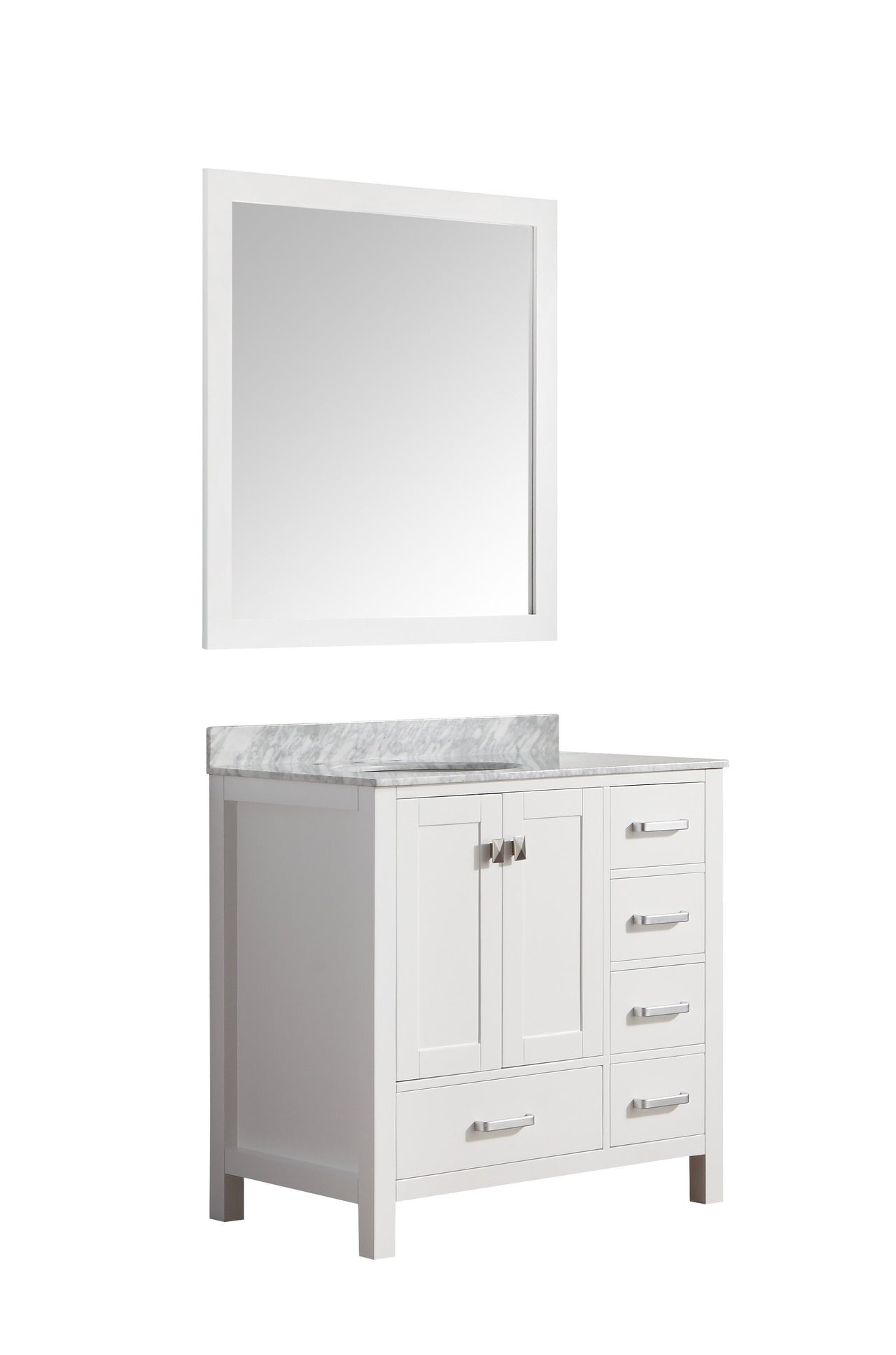 ANZZI Chateau Series V-CHG011-36 Bathroom Vanity Set Vanity ANZZI 