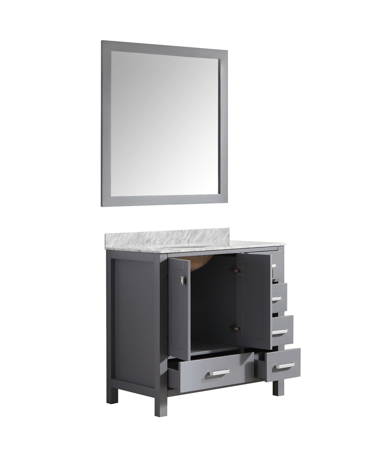 ANZZI Chateau Series V-CHG013-36 Bathroom Vanity Set Vanity ANZZI 