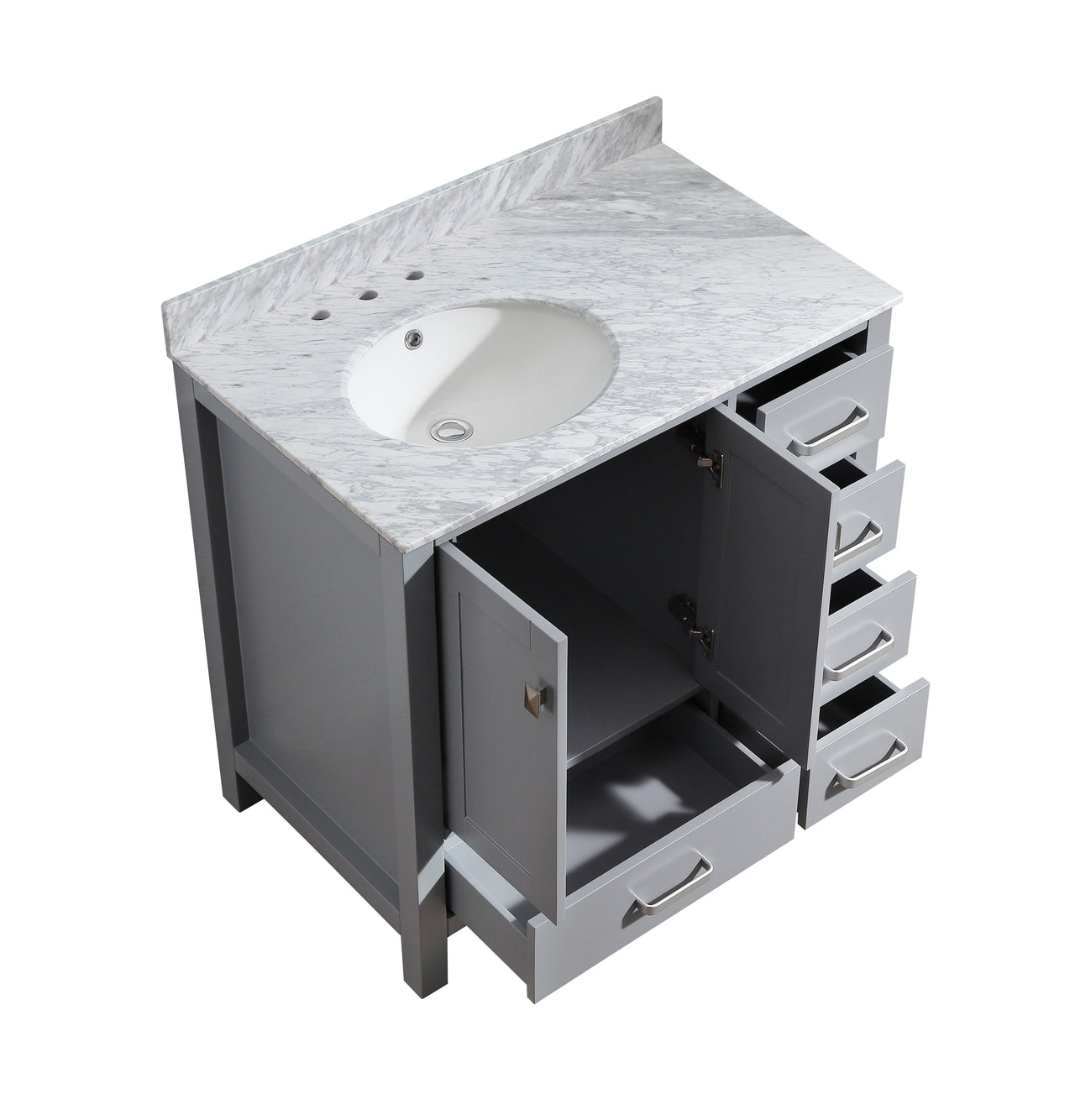 ANZZI Chateau Series V-CHG013-36 Bathroom Vanity Set Vanity ANZZI 