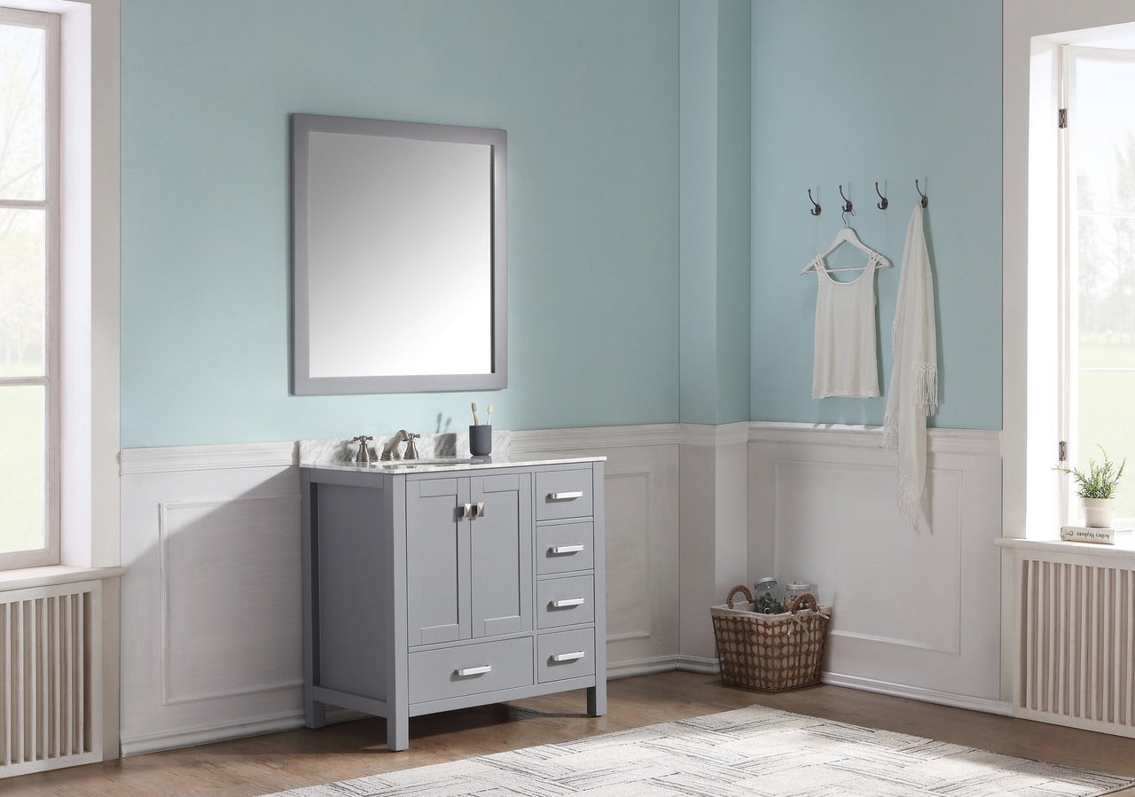 ANZZI Chateau Series V-CHG013-36 Bathroom Vanity Set Vanity ANZZI 