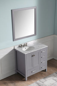 Thumbnail for ANZZI Chateau Series V-CHG013-36 Bathroom Vanity Set Vanity ANZZI 