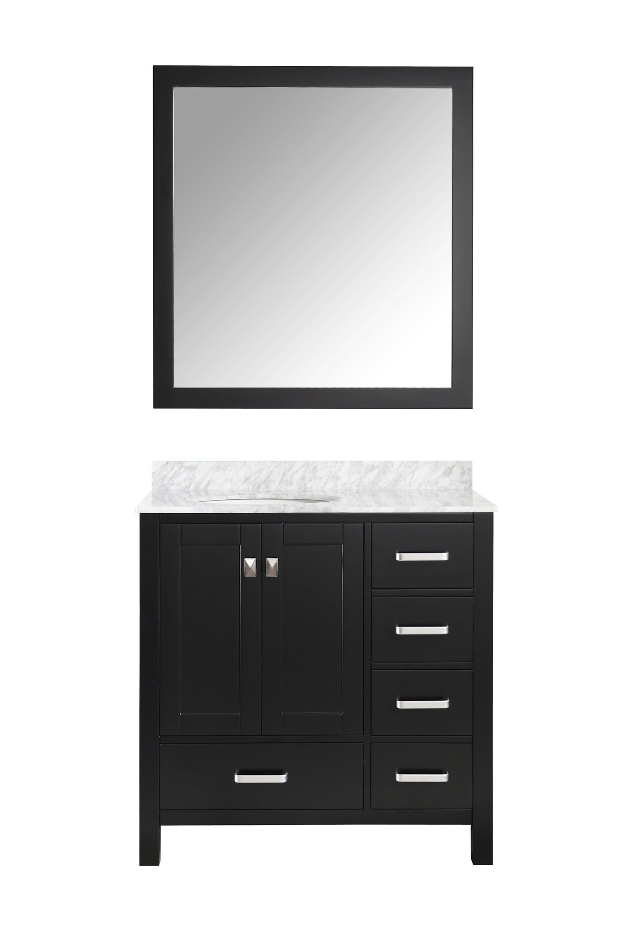 ANZZI Chateau Series V-CHG015-36 Bathroom Vanity Set Vanity ANZZI 