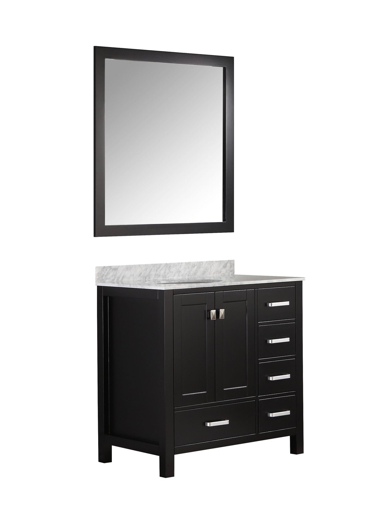 ANZZI Chateau Series V-CHG015-36 Bathroom Vanity Set Vanity ANZZI 