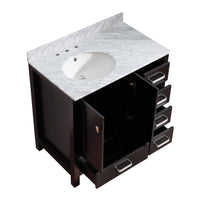 Thumbnail for ANZZI Chateau Series V-CHG015-36 Bathroom Vanity Set Vanity ANZZI 
