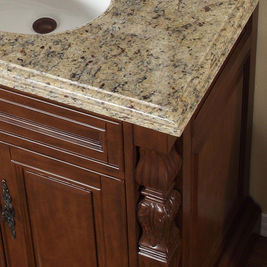 Silkroad 36" Traditional Single Sink Bathroom Vanity Vanity Silkroad Exclusive 