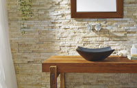 Thumbnail for Virtu USA Apollo Natural Stone Bathroom Vessel Sink in Shanxi Black Granite Bathroom Sink Virtu USA 