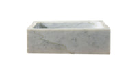 Thumbnail for Virtu USA Mya Natural Stone Bathroom Vessel Sink in Bianco Carrara Marble Bathroom Sink Virtu USA 