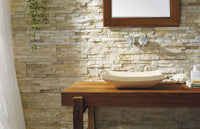 Thumbnail for Virtu USA Icarus Natural Stone Bathroom Vessel Sink in Sunny Yellow Marble Bathroom Sink Virtu USA 
