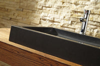 Thumbnail for Virtu USA Nester Natural Stone Bathroom Vessel Sink in Shanxi Black Granite Bathroom Sink Virtu USA 